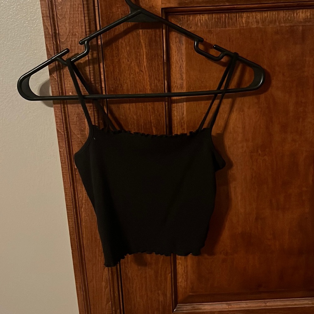 h&m black tank top